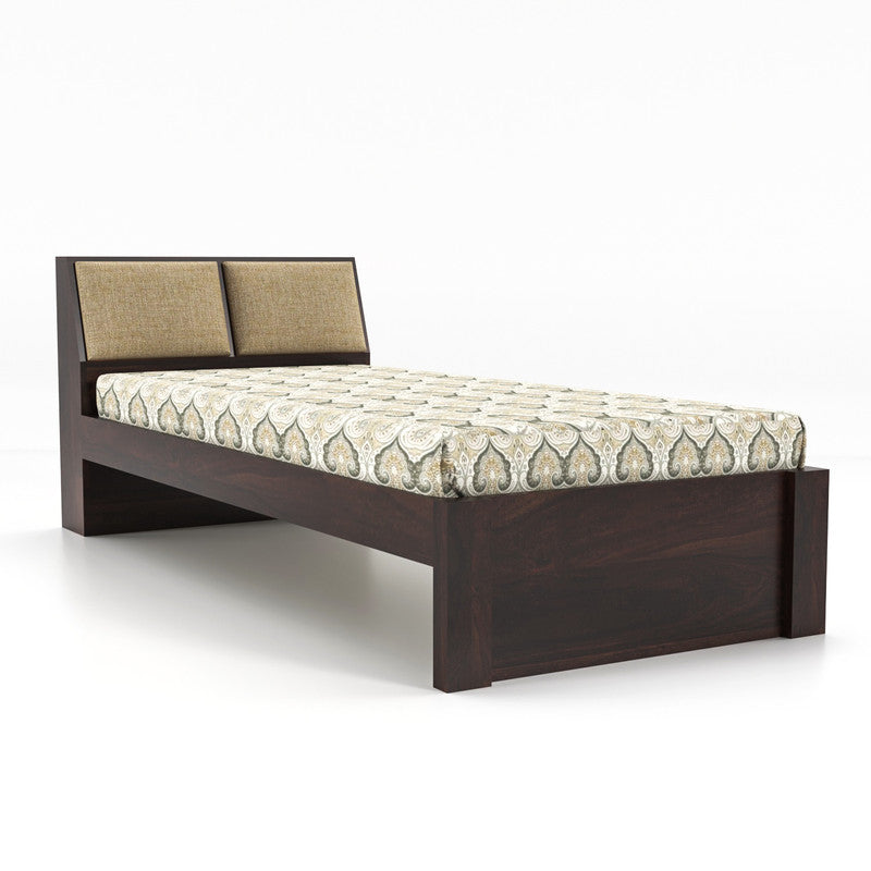 Xoutaoris Sheesham Wood Single Size Bed With Storage (Walnut Finish)
