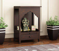 Waiqiar Sheesham Wood Home Temple (Honey Finish)