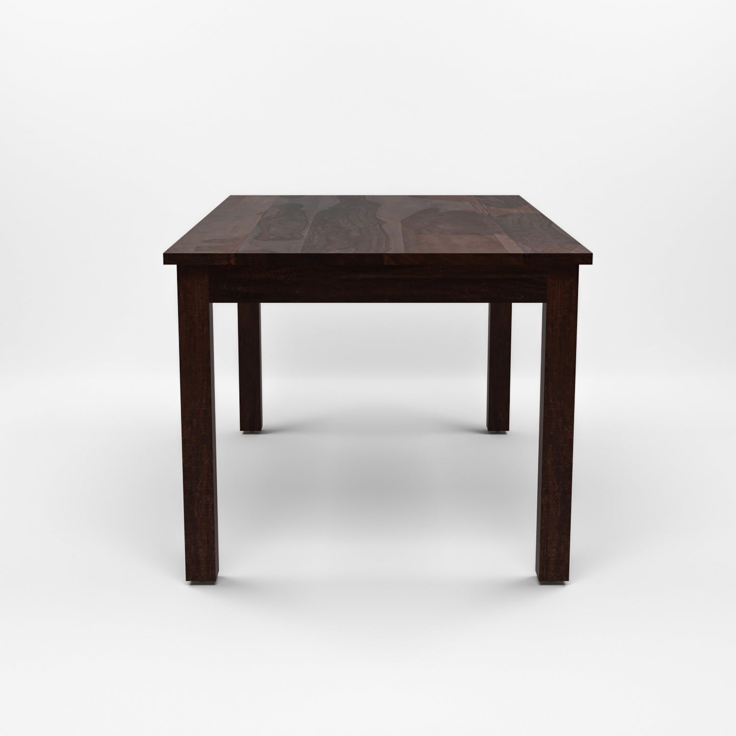 Lorveth Sheesham Wood Dining Set 6 Seater With Bench (Walnut Finish)