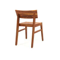 Dravik Sheesham Wood Dining Set 4 Seater (Honey Finish)