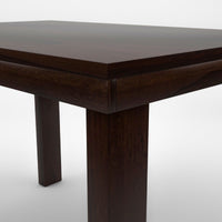 Solvian Sheesham Wood Dining Set 4 Seater 45x45x30 (Walnut Finish)