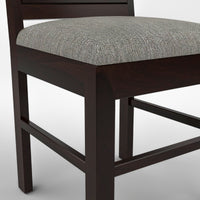 Solvian Sheesham Wood Dining Set 4 Seater 45x45x30 (Walnut Finish)