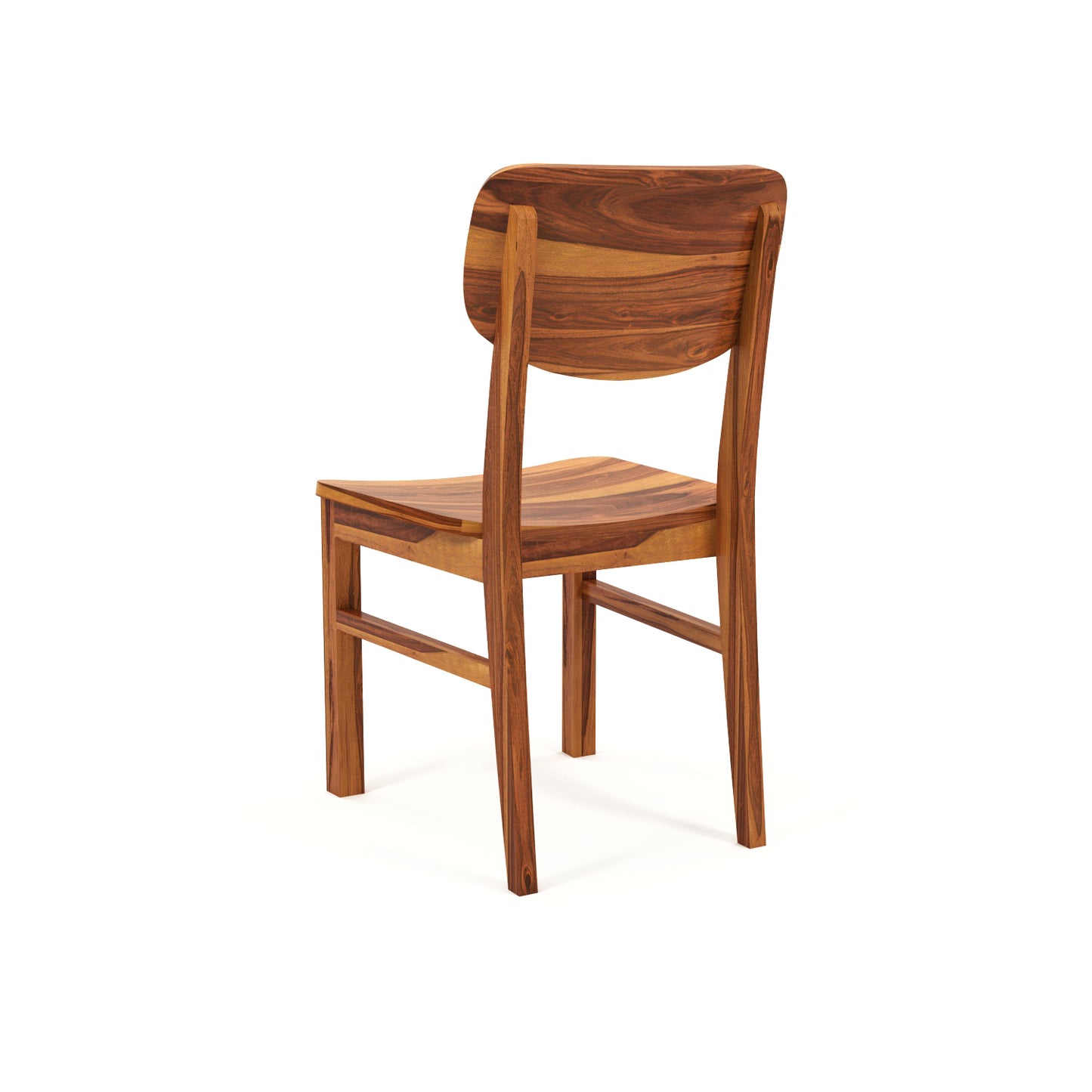 Elvara Sheesham Wood Dining Set 4 Seater (Honey Finish)