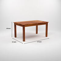 Morvex Sheesham Wood Dining Set 6 Seater (Honey Finish)
