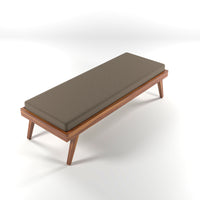 Lomric Solid Sheesham Wood Diwan Bed (Honey Finish )
