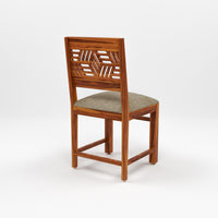 Morvex Sheesham Wood Dining Set 6 Seater (Honey Finish)