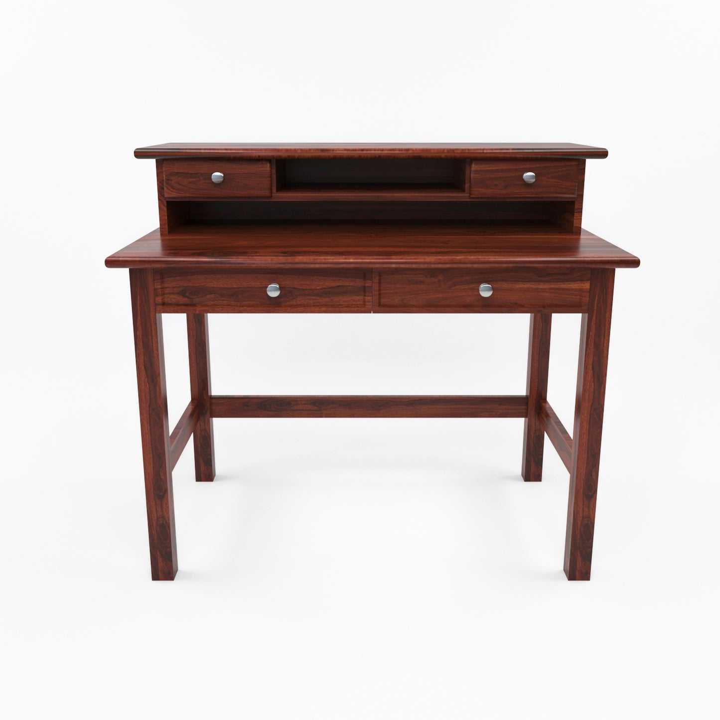Avorin  Solid Sheesham Wood  Study Desk  (Mahogany Finish)