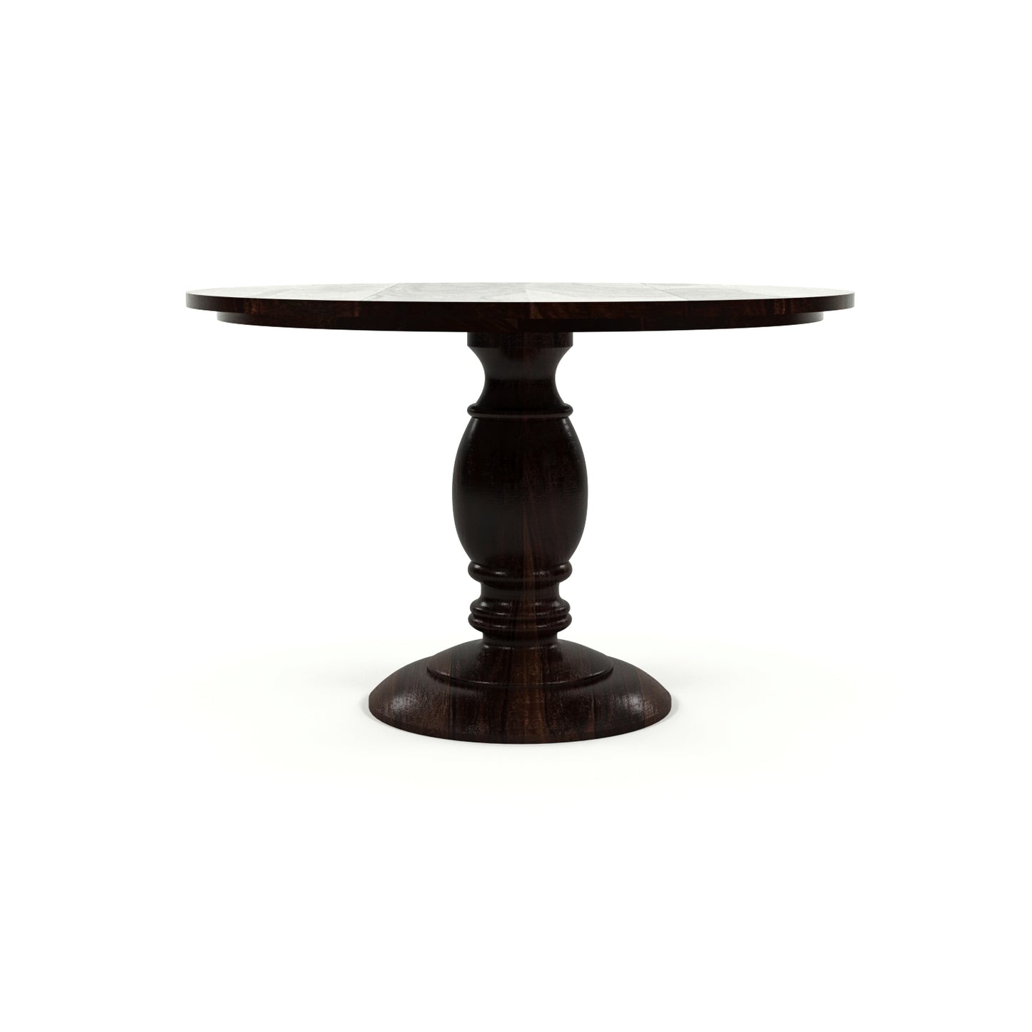 Elvara Sheesham Wood Dining Set 4 Seater (Walnut Finish)