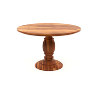 Elvara Sheesham Wood Dining Set 4 Seater (Honey Finish)