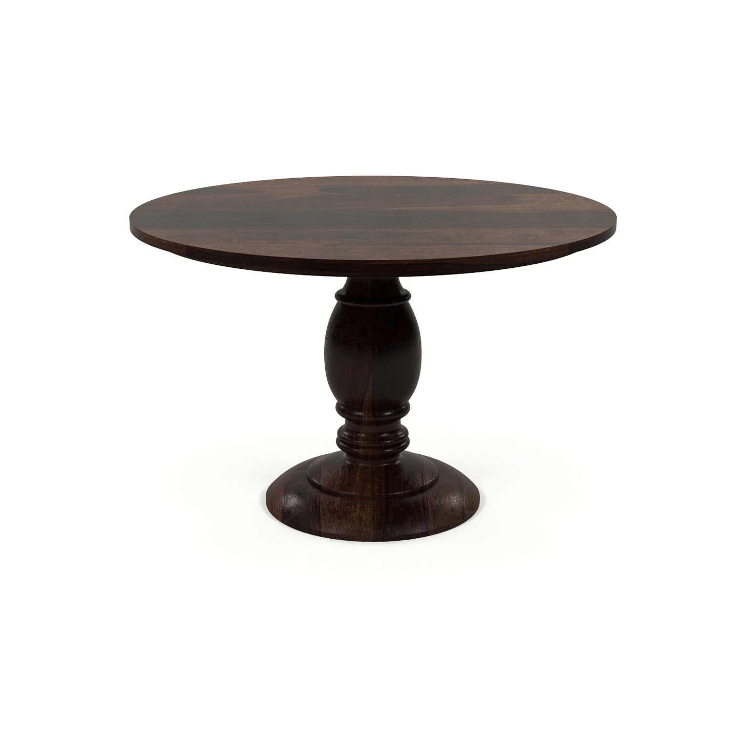 Elvara Sheesham Wood Dining Set 4 Seater (Walnut Finish)