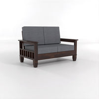 Trivralionel 5 Seater Solid Sheesham Wood Sofa Set  3+2 (Walnut Finish)