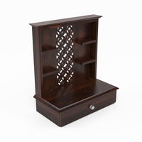 Jeaxouion Sheesham Wood Home Temple (Honey Finish)