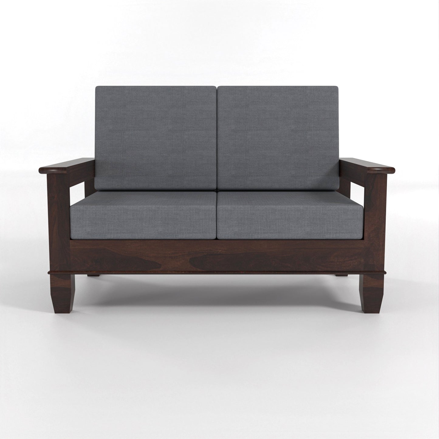 Trivralionel 6  Seater Solid Sheesham Wood Sofa Set 3+2+1 (Walnut Finish)