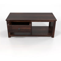Myric solid  Sheesham Wood Coffee Table (Walnut Finish)