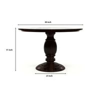 Elvara Sheesham Wood Dining Set 4 Seater (Walnut Finish)