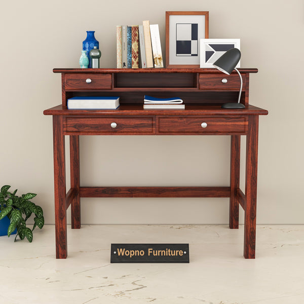 Avorin  Solid Sheesham Wood  Study Desk  (Mahogany Finish)