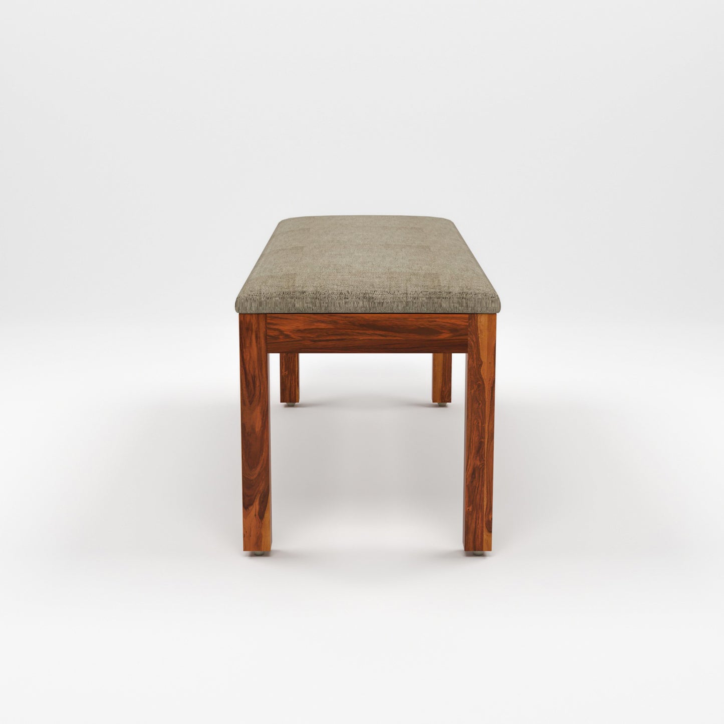 Morvex Sheesham Wood Dining Set 6 Seater With Bench (Honey Finish)