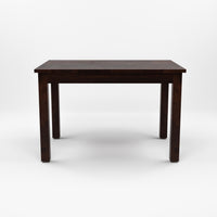 Morvex Sheesham Wood Dining Set 4 Seater 45x45x30 (Walnut Finish)
