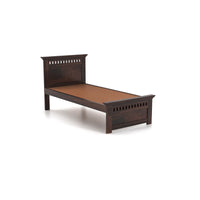 Vuvroaiquex Sheesham Wood Single Size Bed With Storage (Walnut Finish)