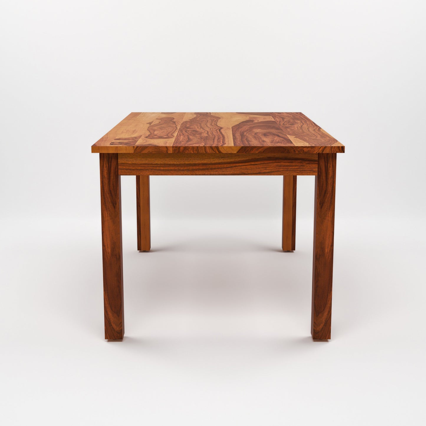 Morvex Sheesham Wood Dining Set 6 Seater (Honey Finish)