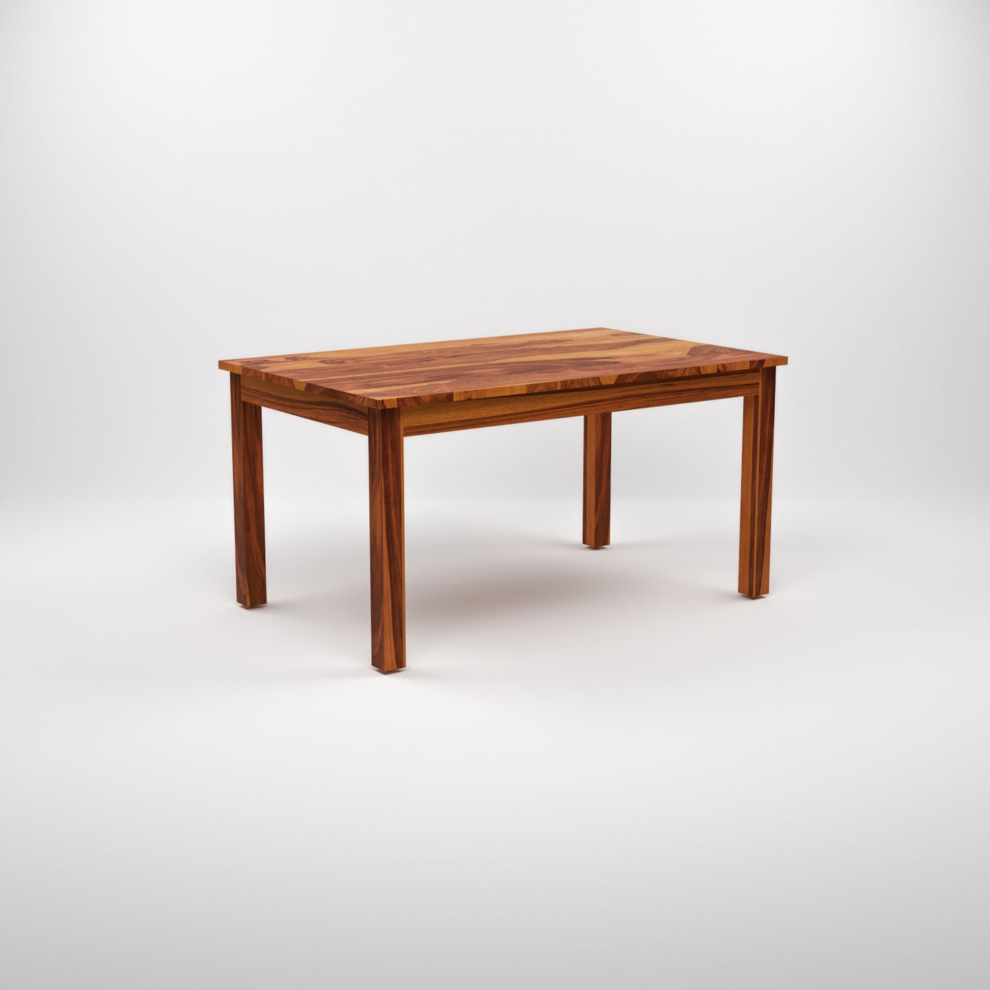 Morvex Sheesham Wood Dining Set 6 Seater With Bench (Honey Finish)