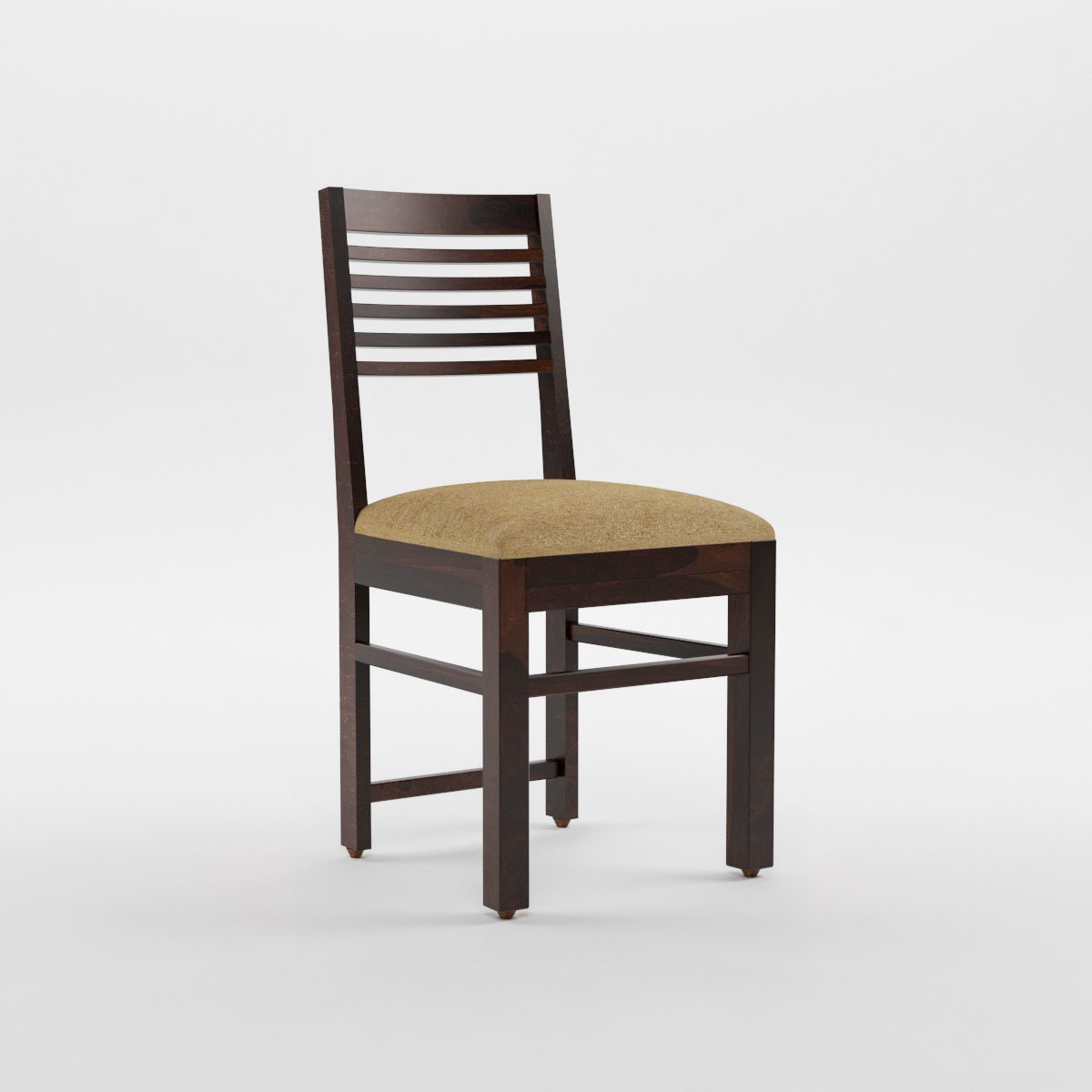 Norvik Sheesham Wood Dining Set 4 Seater (Walnut Finish)