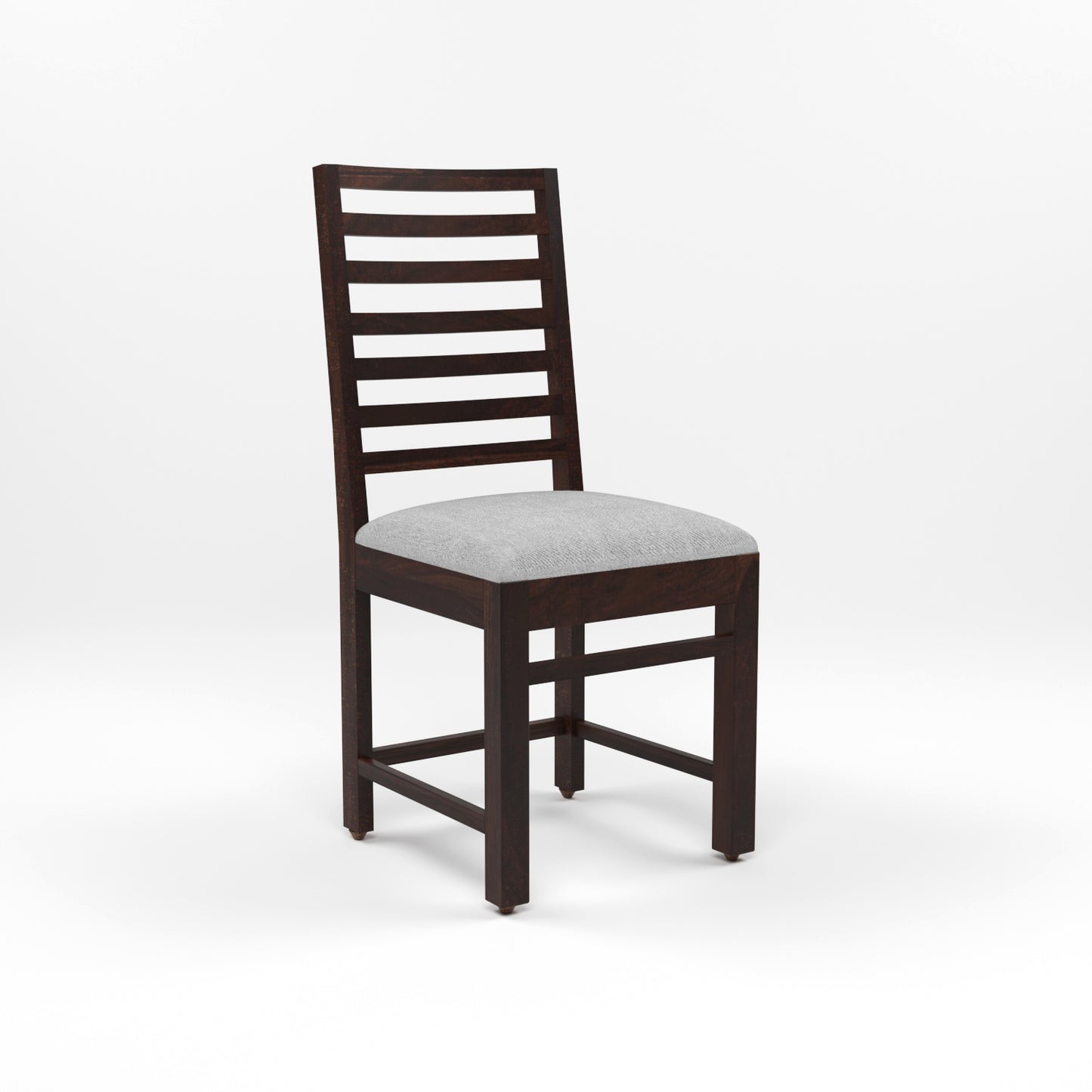 Lorveth Sheesham Wood Dining Set 4 Seater 45x45x30 (Walnut Finish)