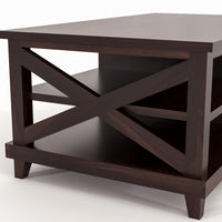 Kronel Solid Sheesham Wood Coffee Table (Walnut Finish) (Copy)