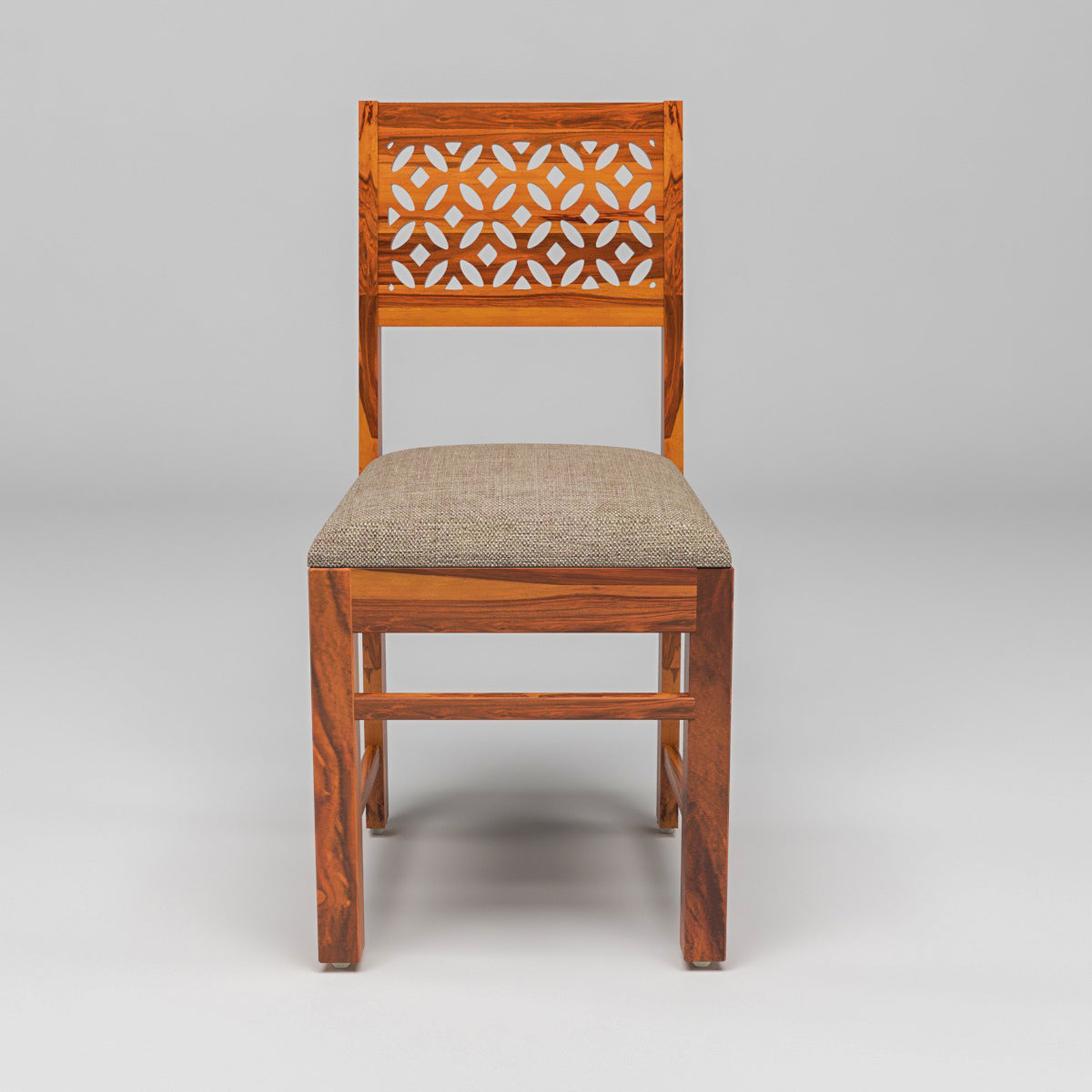 Velora Sheesham Wood Dining Set 6 Seater (Honey Finish)