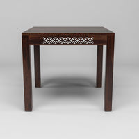 Velora Sheesham Wood Dining Set 2 Seater (Walnut Finish)