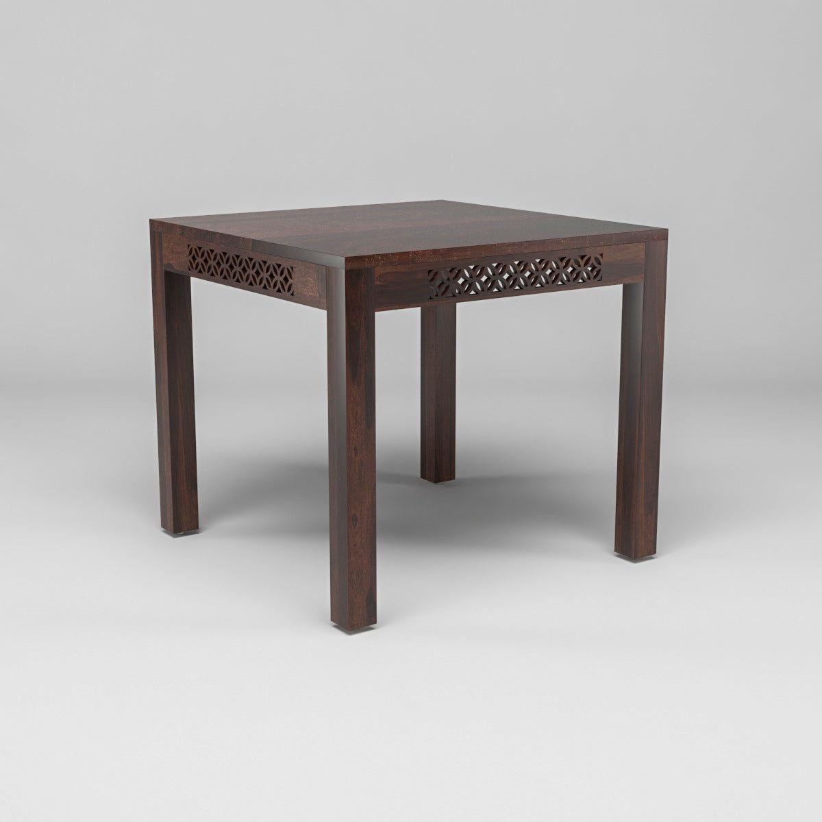 Velora Sheesham Wood Dining Set 2 Seater (Walnut Finish)