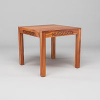 Velora Sheesham Wood Dining Set 4 Seater (Honey Finish)