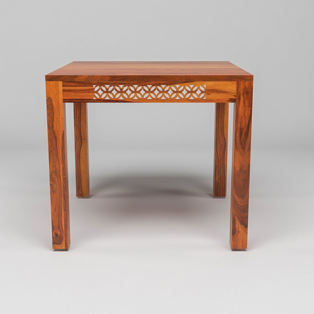 Velora Sheesham Wood Dining Set 4 Seater With Bench (Honey Finish)