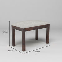 Velora Sheesham Wood Dining Set 4 Seater With Bench (Walnut Finish)