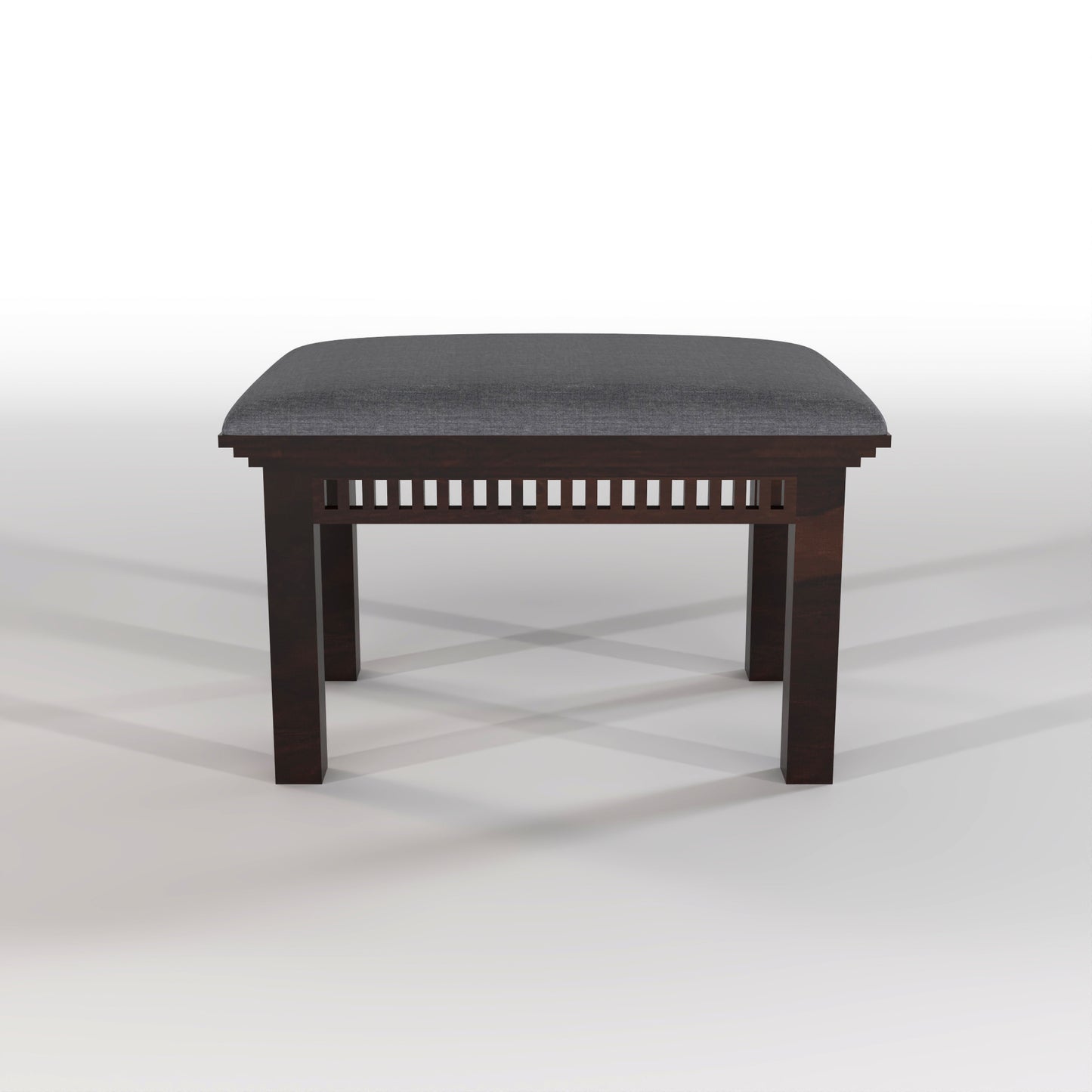 Orvion Sheesham Wood Dining Set 4 Seater With Bench (Walnut Finish)