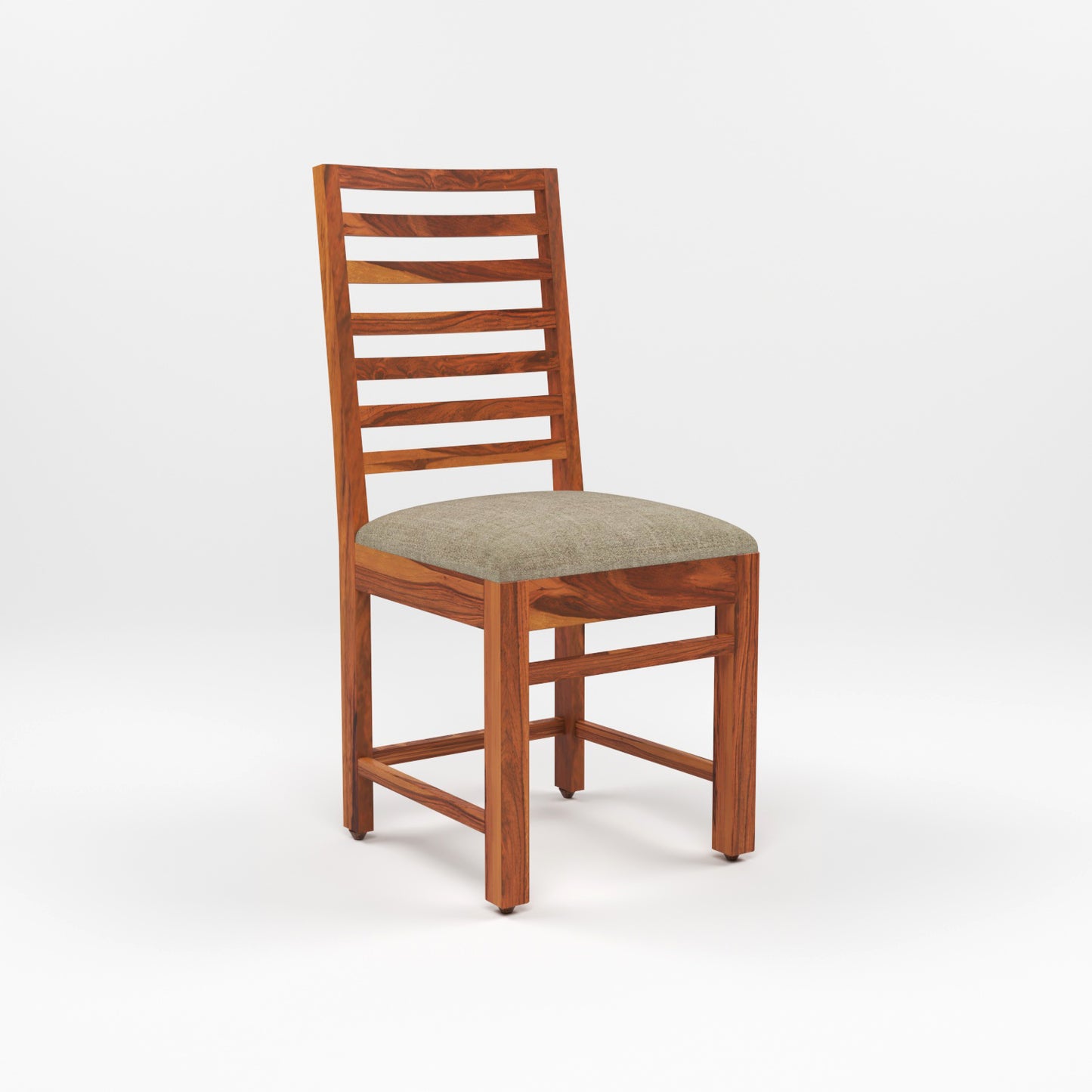 Lorveth Sheesham Wood Dining Set 6 Seater (Honey Finish)