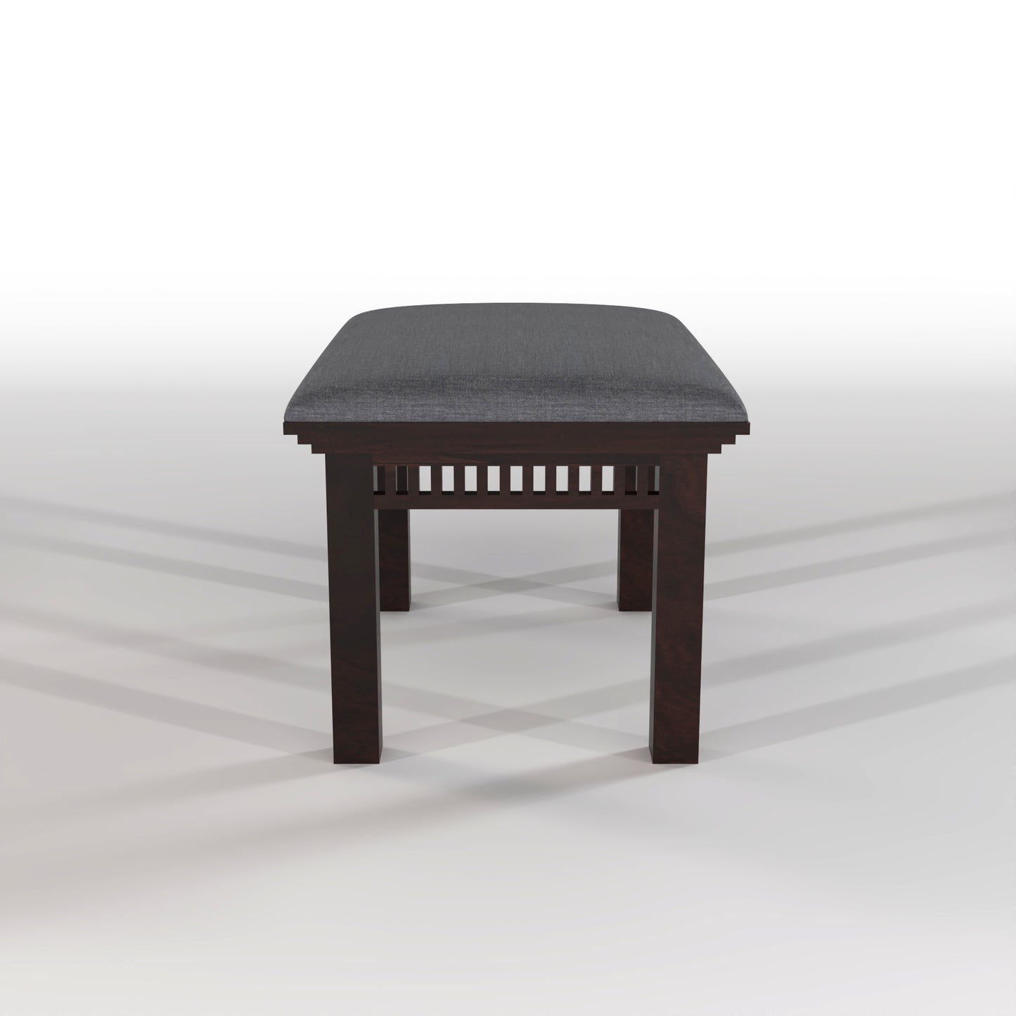 Orvion Sheesham Wood Dining Set 4 Seater With Bench (Walnut Finish)