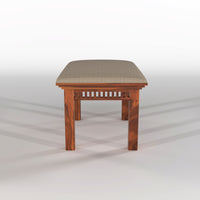 Orvion Sheesham Wood Dining Set 4 Seater With Bench (Honey Finish)
