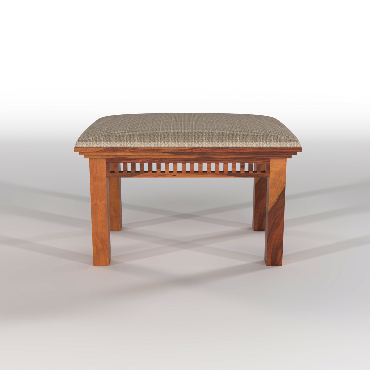 Orvion Sheesham Wood Dining Set 4 Seater With Bench (Honey Finish)