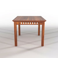 Orvion Sheesham Wood Dining Set 4 Seater With Bench (Honey Finish)