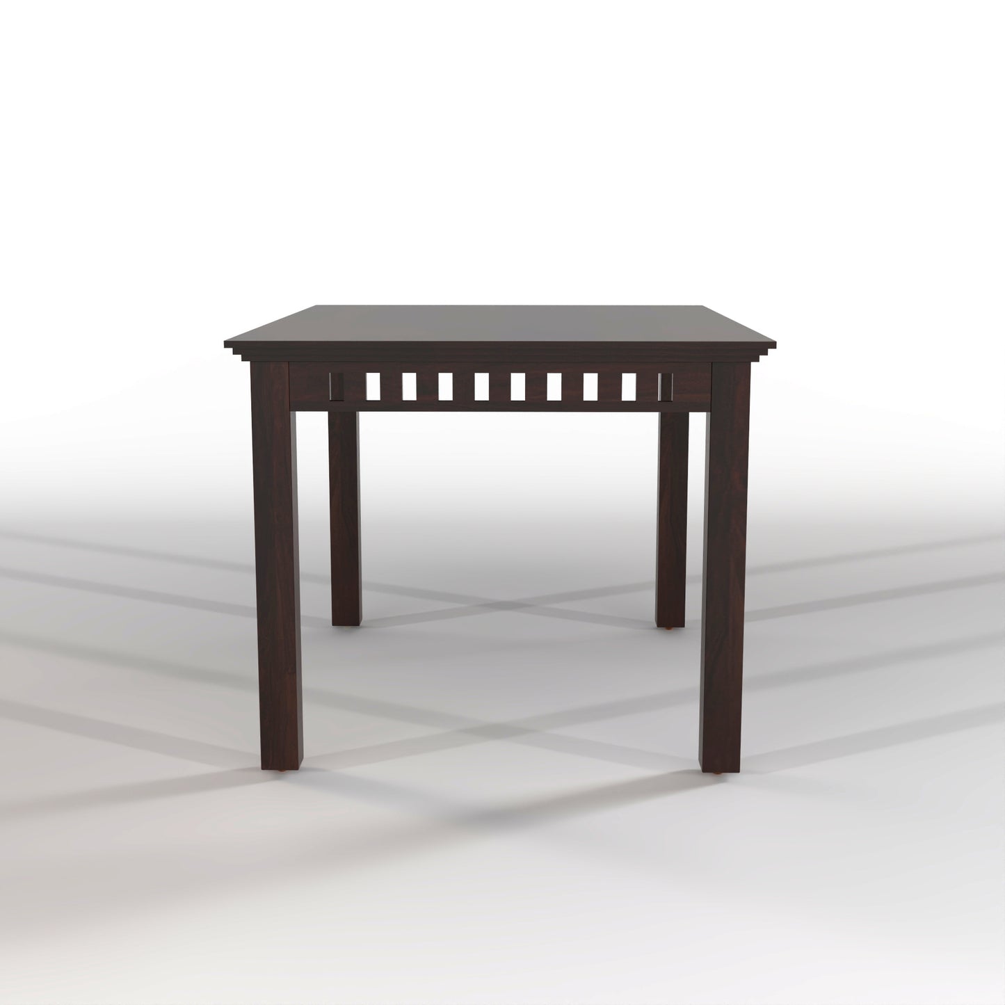 Orvion Sheesham Wood Dining Set 4 Seater With Bench (Walnut Finish)