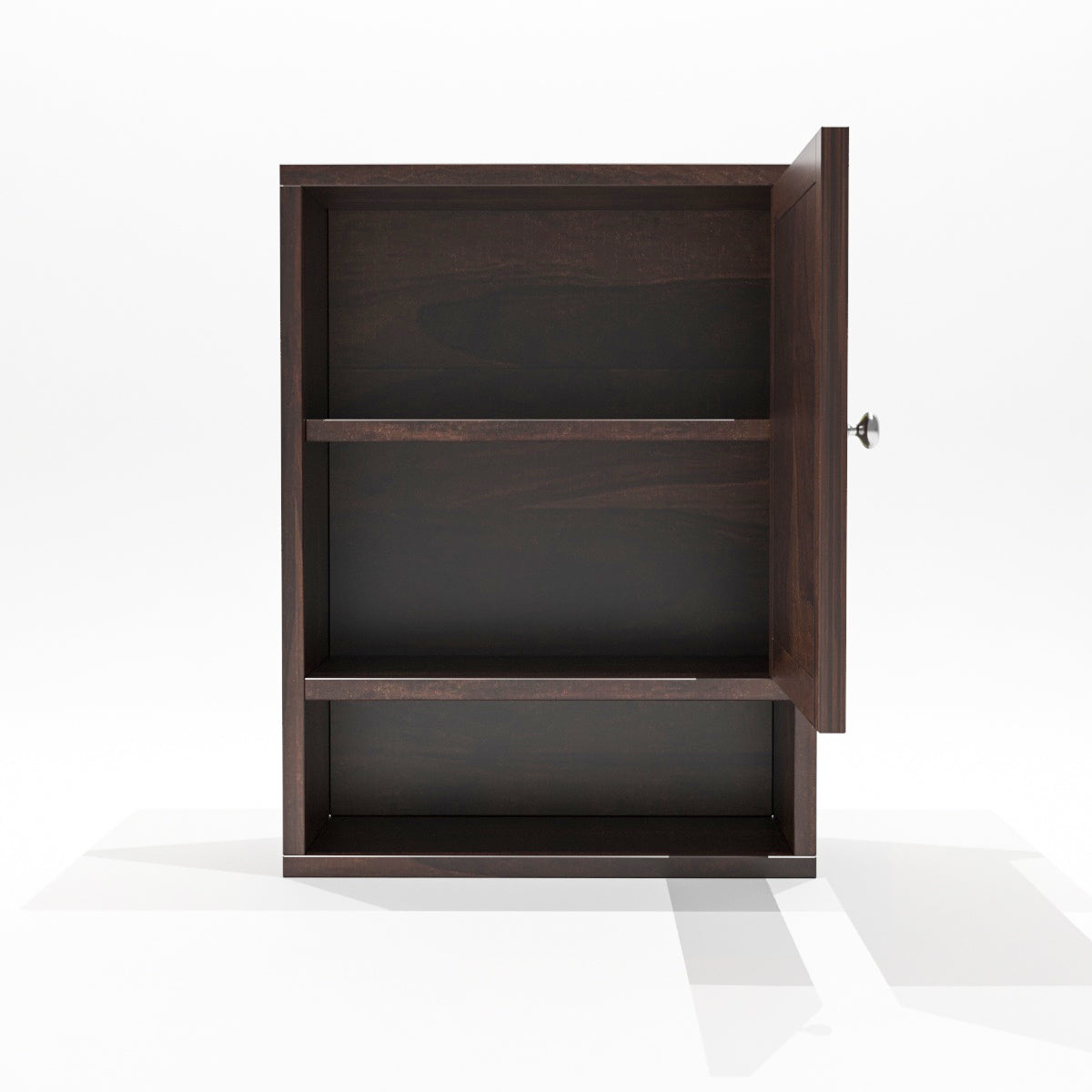 Qorven Solid  Sheesham Wood Kitchen Cabinet Wooden (Walnut Finish)