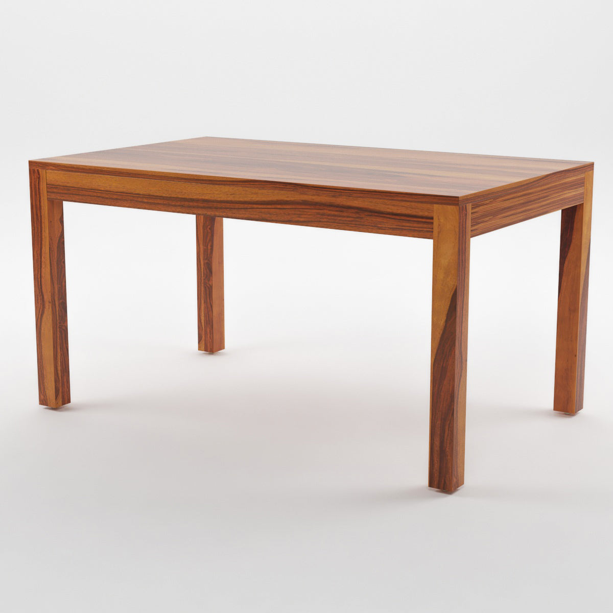 Norvik Sheesham Wood Dining Set 6 Seater (Honey Finish)