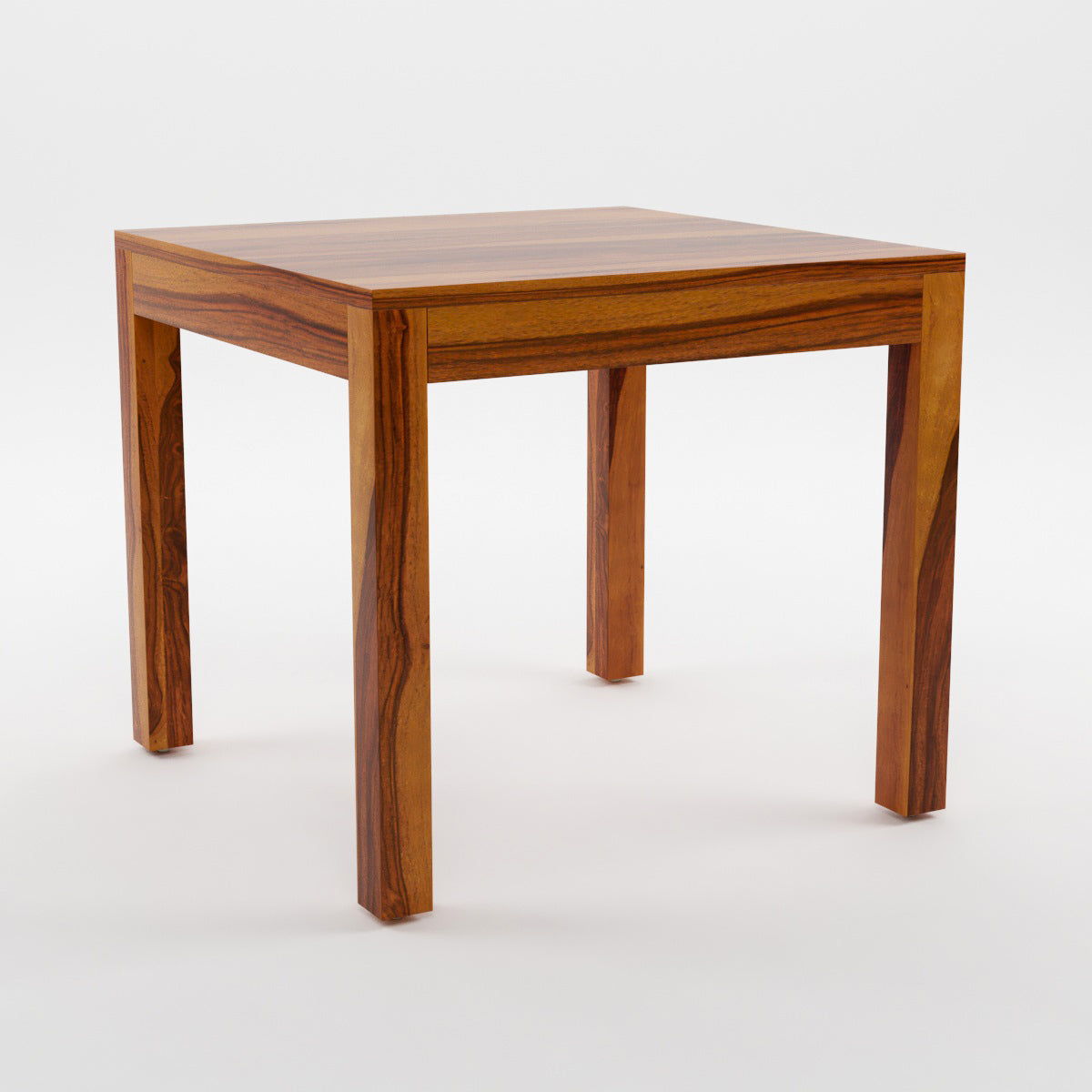Norvik Sheesham Wood Dining Set 4 Seater (Honey Finish)