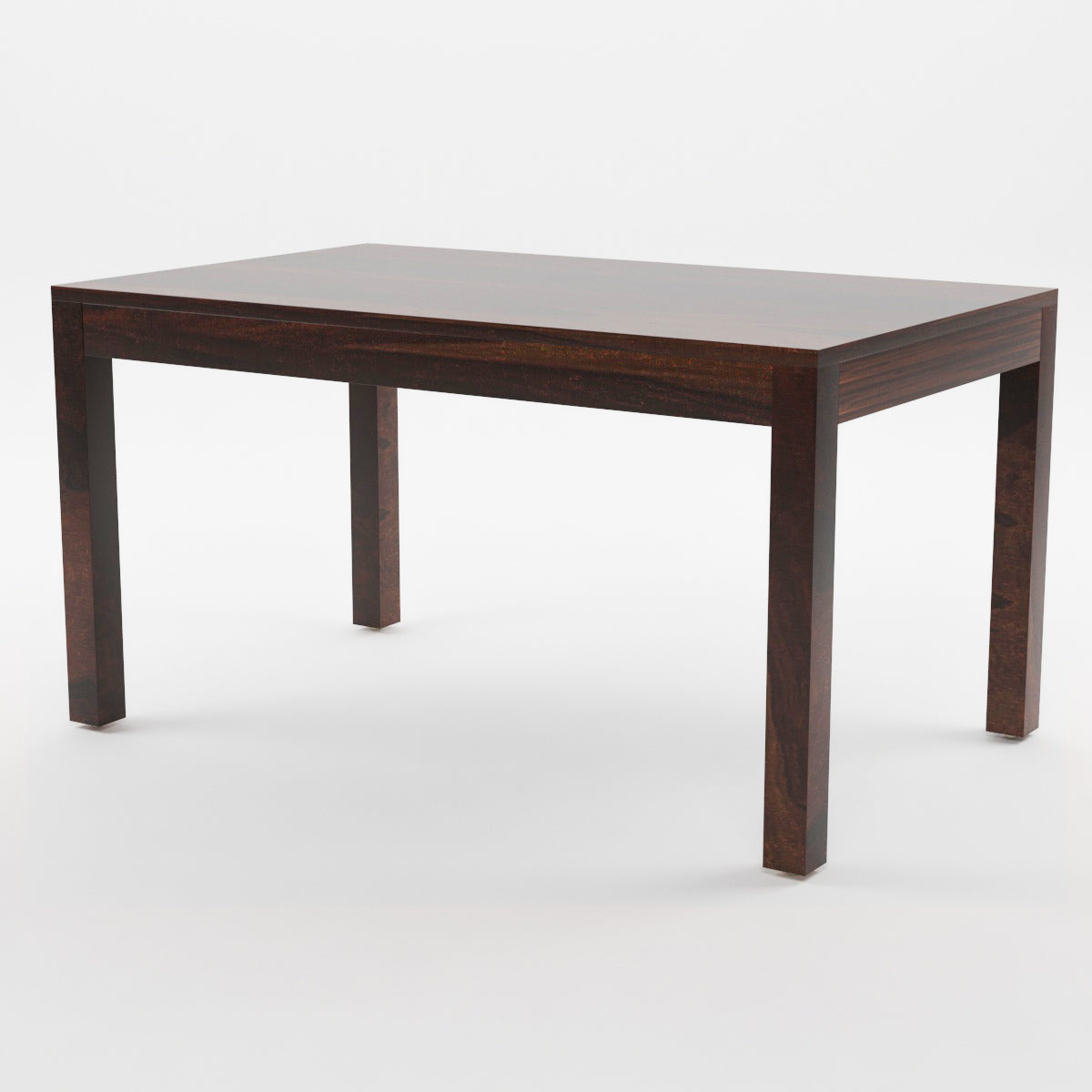 Norvik Sheesham Wood Dining Set 6 Seater With Bench (Walnut Finish)