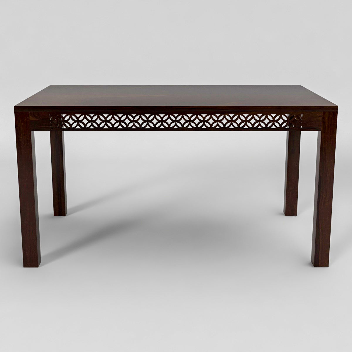 Velora Sheesham Wood Dining Set 6 Seater With Bench (Walnut Finish)