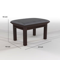 Orvion Sheesham Wood Dining Set 4 Seater With Bench (Walnut Finish)