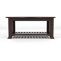 Tivorn Solid Sheesham Wood Coffee Table (Walnut Finish)