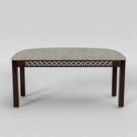 Velora Sheesham Wood Dining Set 6 Seater With Bench (Walnut Finish)
