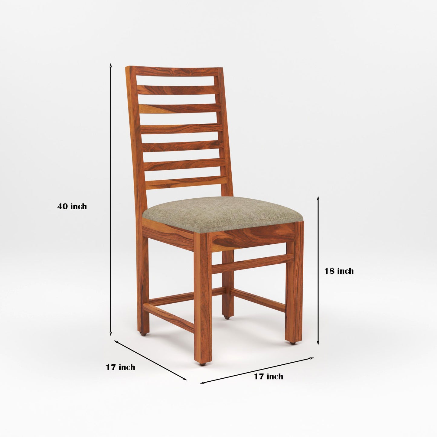 Lorveth Sheesham Wood Dining Set 6 Seater With Bench (Honey Finish)